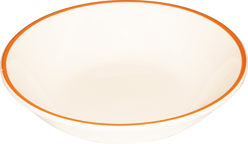 Gili lėkštė Lido Rim 22 cm, plytų spalvos