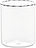 Glas Intrecci 460 ml sort og hvid