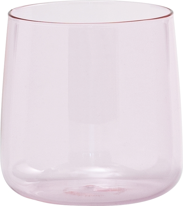 Glas No Bilia 440 ml lys rosa