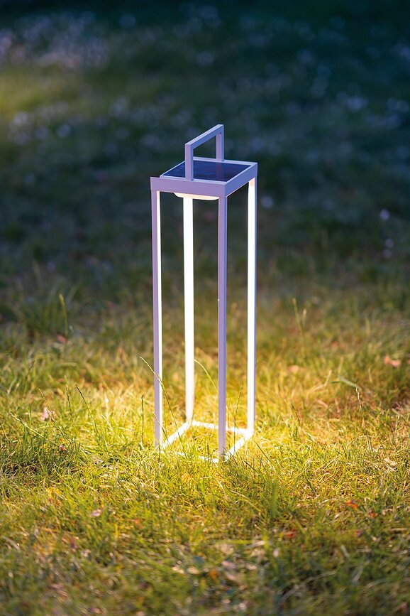 Home Solarna svetilka, 56,5 cm, rjava