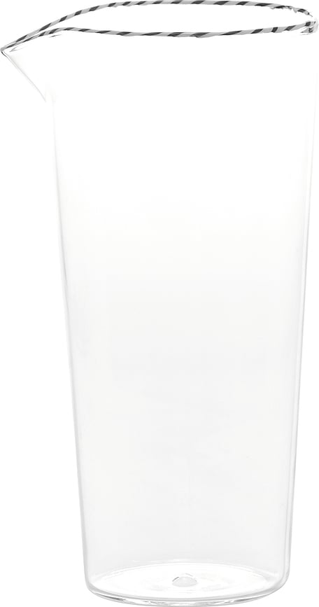 Intrecci Carafe 1,03 l, noire et blanche