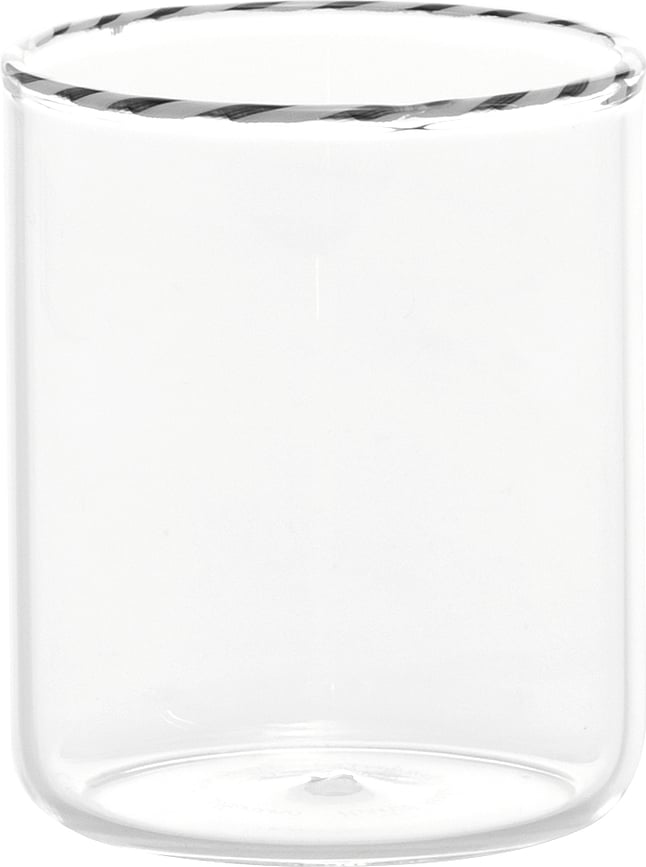 Intrecci fekete-fehér Üveg 460 ml