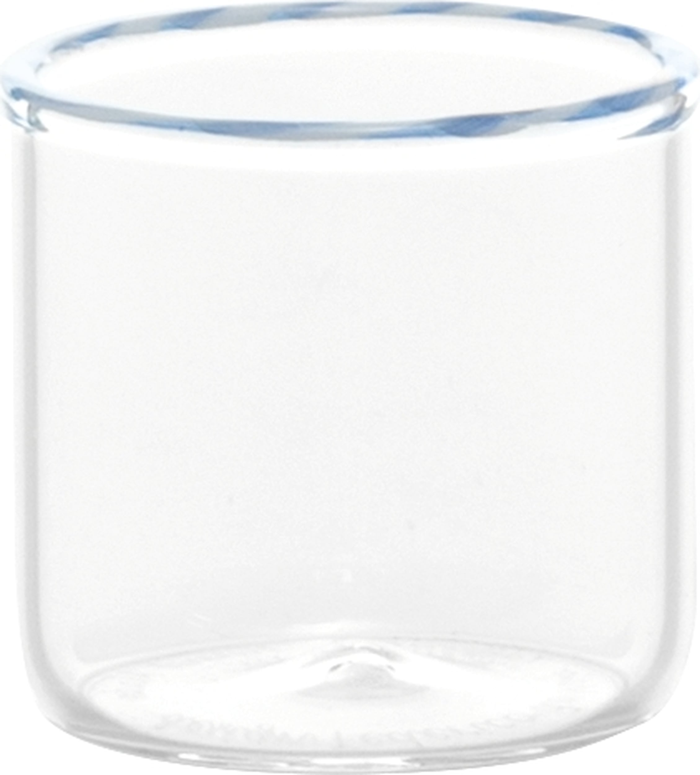 Intrecci Junior Wasserglas 50 ml weiß-blau