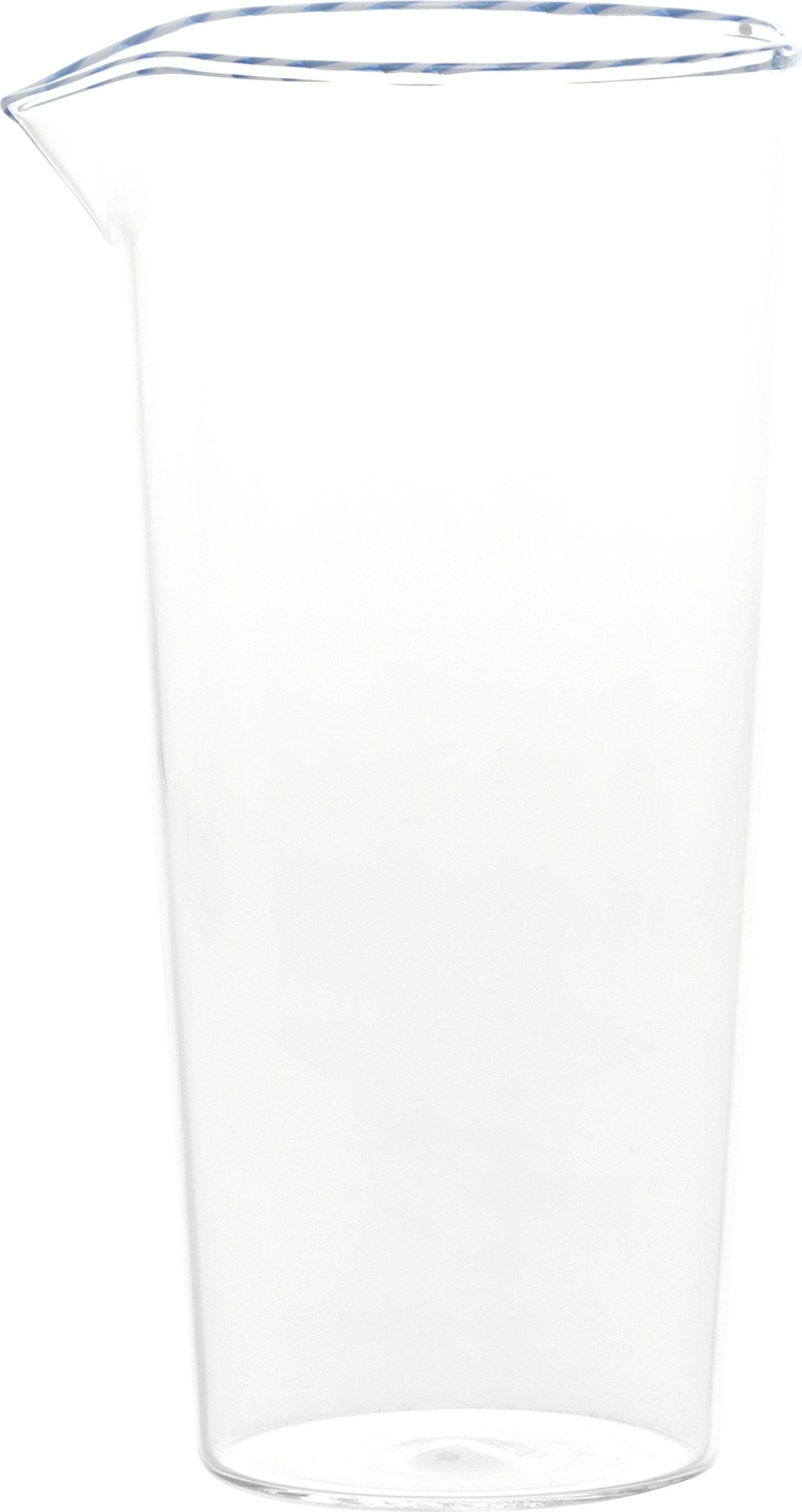 Intrecci Karaffe 1,03 l weiß-blau