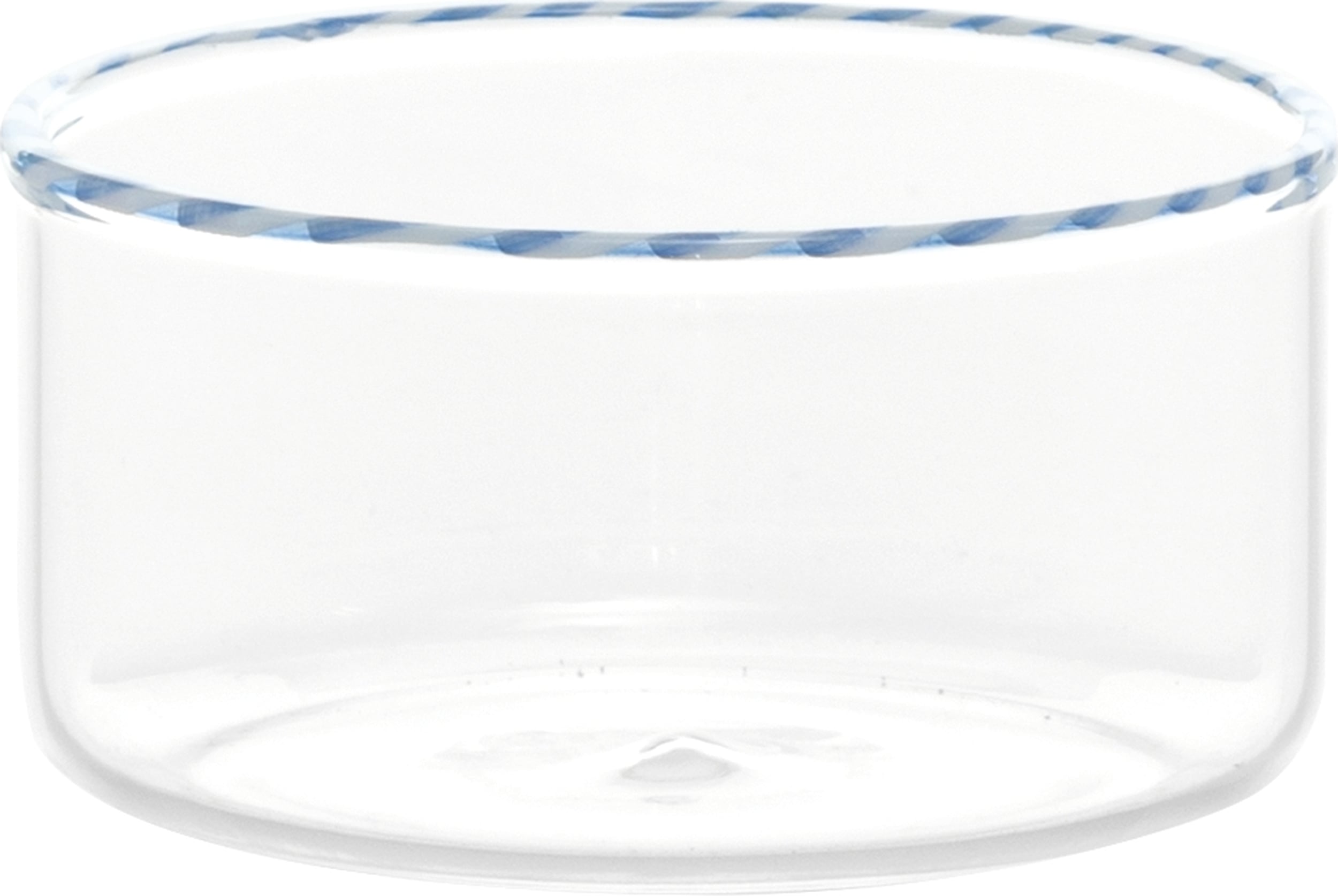 Intrecci Schale 420 ml weiß-blau