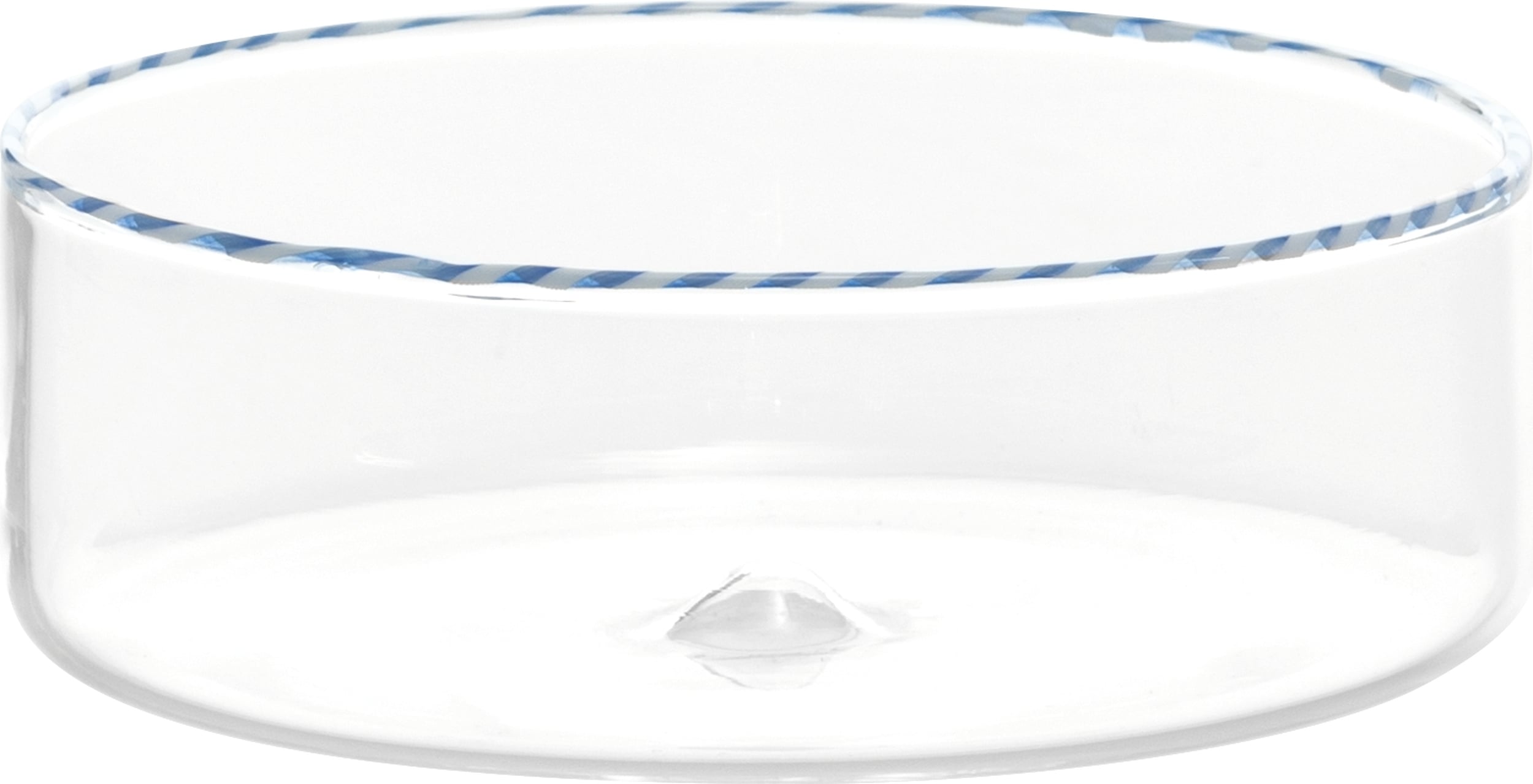 Intrecci Schale 900 ml weiß-blau