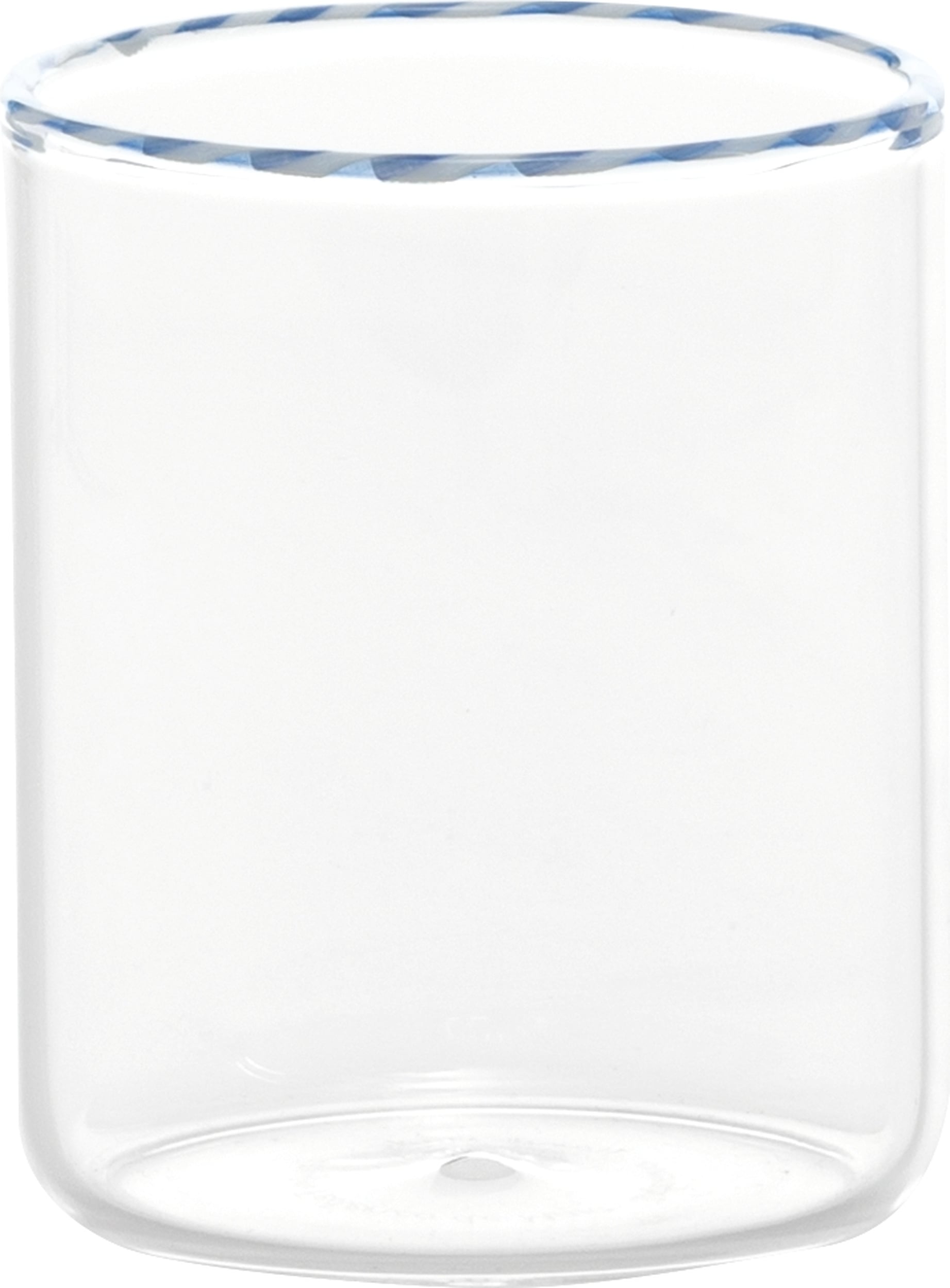 Intrecci Wasserglas 460 ml weiß-blau