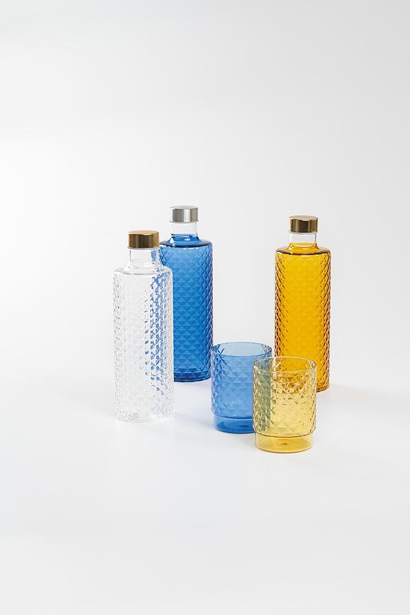 Isolano Glass 450 ml, blue