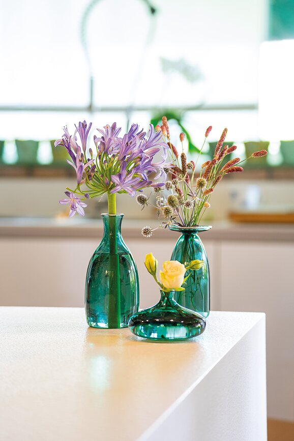 Jarrón Un Fiore, 15 cm, verde