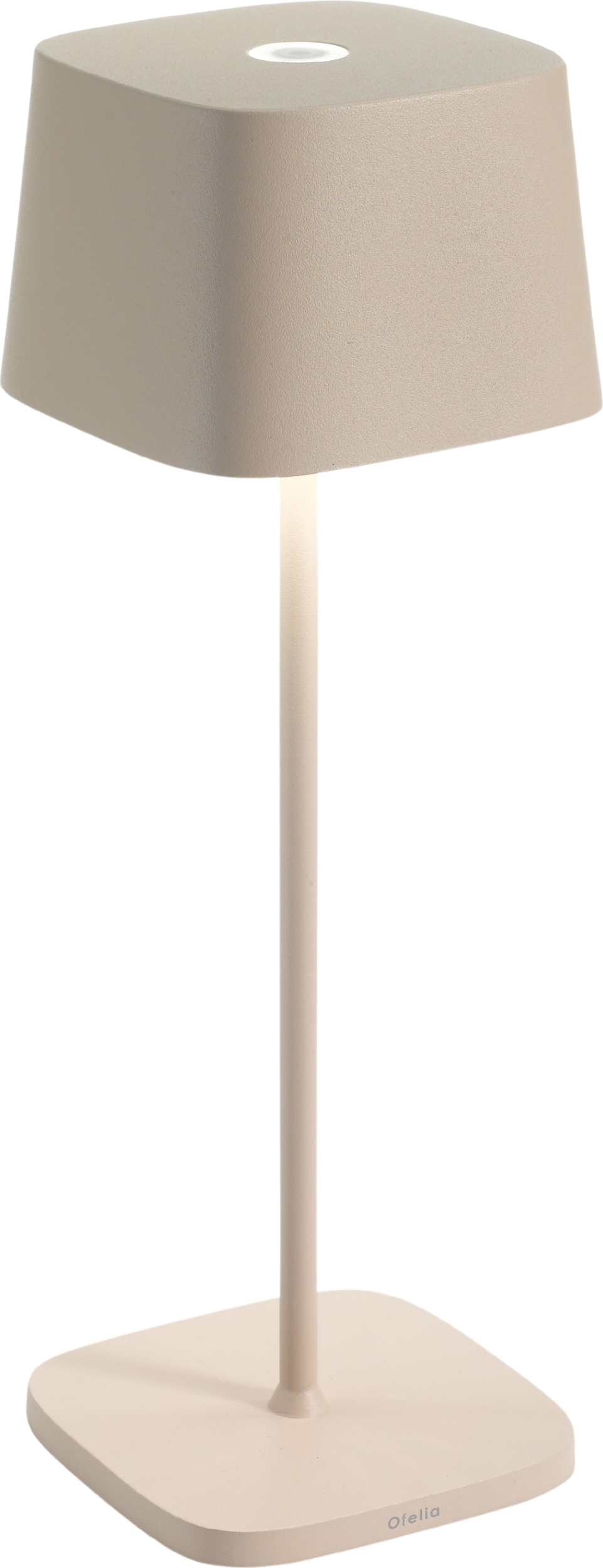 Lampa bezprzewodowa Ofelia 29 cm beżowa
