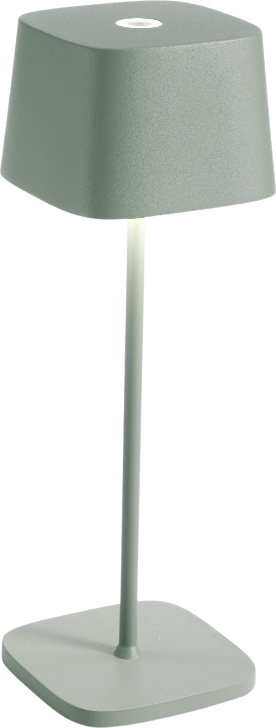 Lampa bezprzewodowa Ofelia 29 cm szałwiowa zieleń