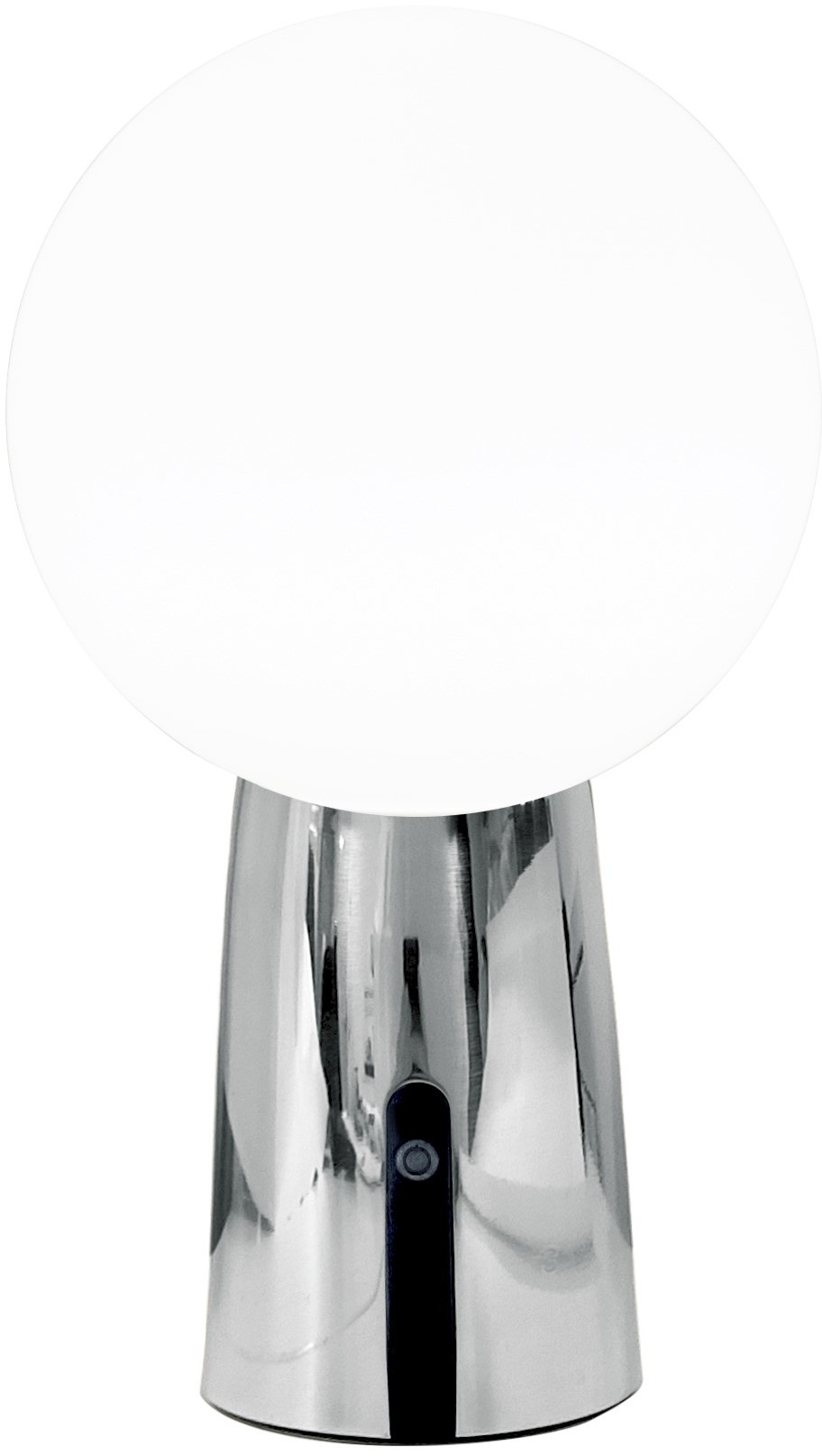 Lampa bezprzewodowa Olimpia 26 cm metaliczna srebrna