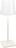 Lampă de masă Poldina 49,7 cm albă