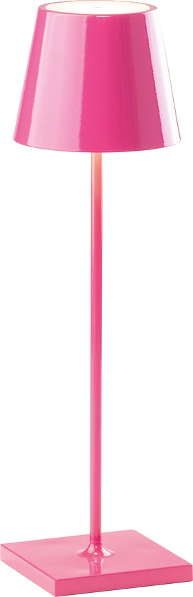 Lampă de masă Poldina Glossy 38 cm, roz