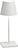 Lampă de masă Poldina Mini 30 cm albă