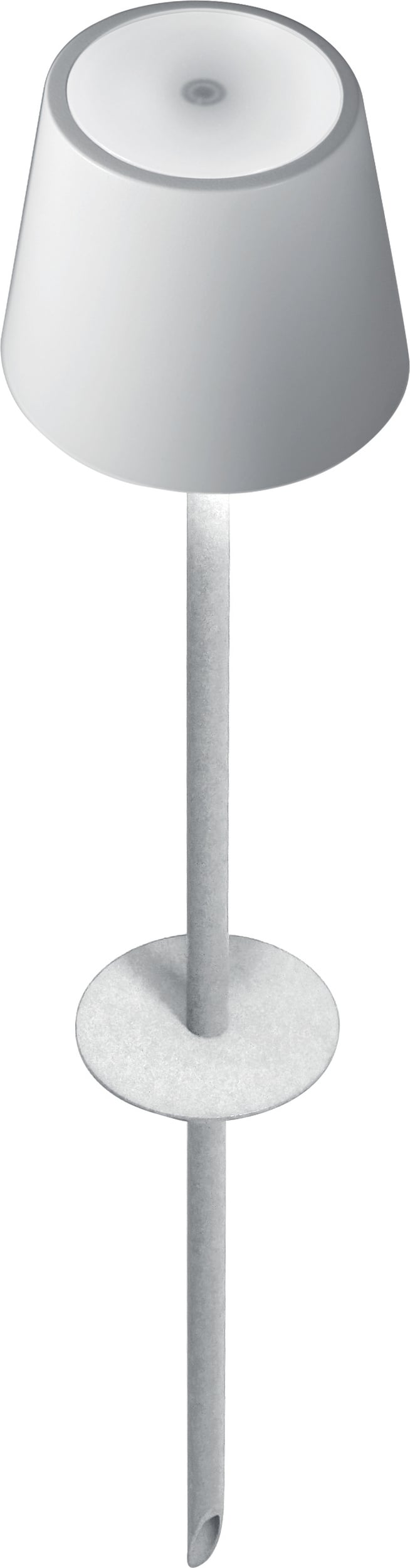 Lampa ogrodowa Poldina biała