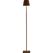Lampa stojąca Poldina brązowa z regulowaną wysokością