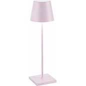Lampa stołowa Poldina 38 cm różowa