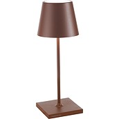 Lampa stołowa Poldina Mini 30 cm brązowa