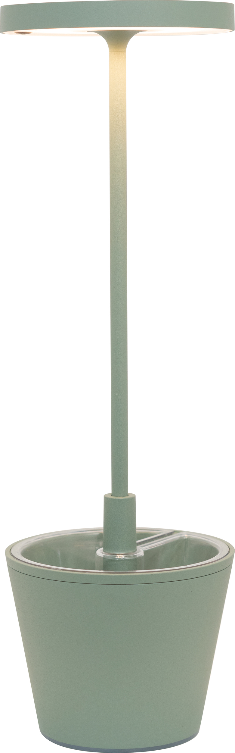 Lampa stołowa Poldina Reverso szałwiowa z misą