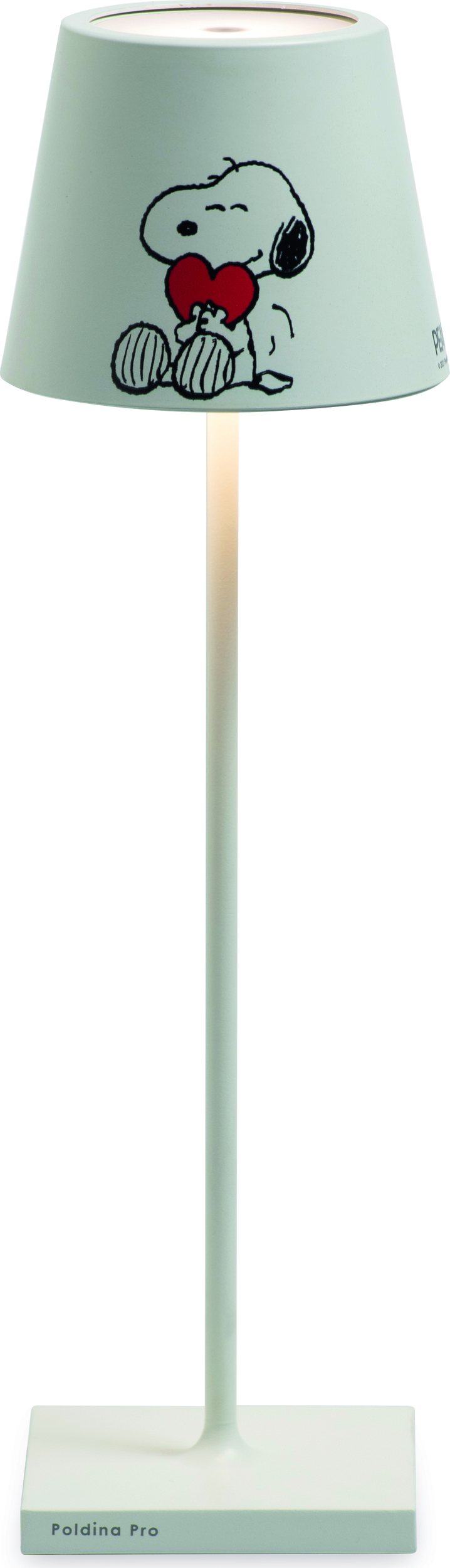 Lampa stołowa Poldina x Peanuts Heart 38 cm