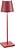 Lampada da scrivania Poldina 38 cm rossa