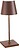 Lampada da scrivania Poldina Mini 30 cm marroncina