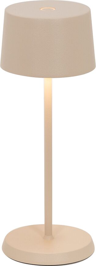 Lampada senza fili Olivia Micro 20 cm beige