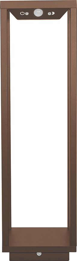 Lámpara de jardín solar Home Solar, 50 cm, marrón