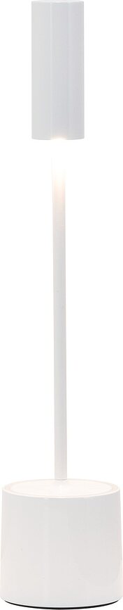 Lámpara de mesa inalámbrica Carolina, blanca