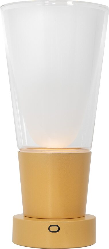 Lámpara de Mesa inalámbrica con función de jarrón Soffio, blanca