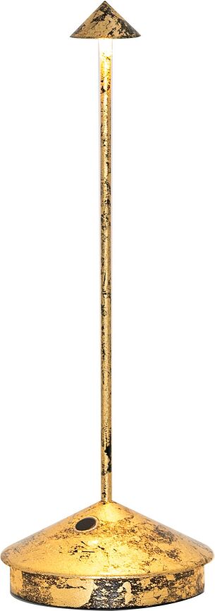 Lámpara de Mesa Pina Pro, con temperatura de color regulable, negro y dorado