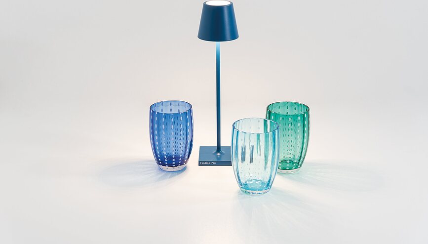 Lámpara de Mesa Poldina Micro, 27,5 cm, gris oscuro