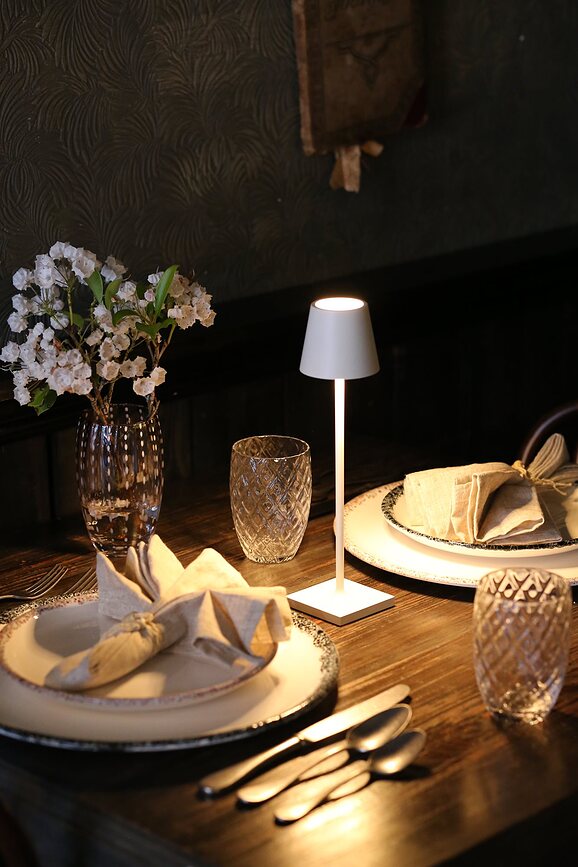 Lámpara de Mesa Poldina Micro, 27,5 cm, gris oscuro