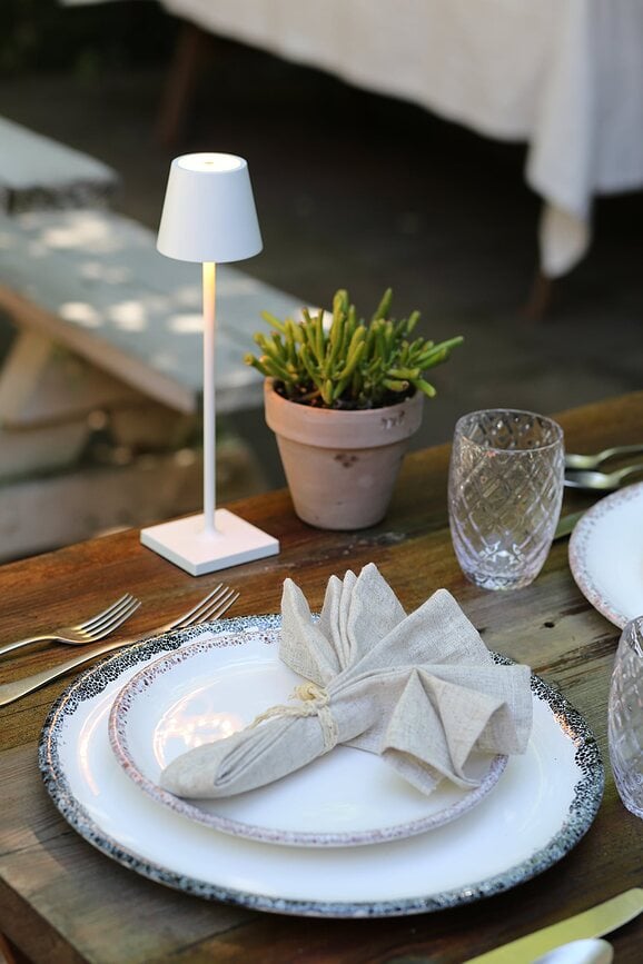 Lámpara de Mesa Poldina Micro, 27,5 cm, gris oscuro