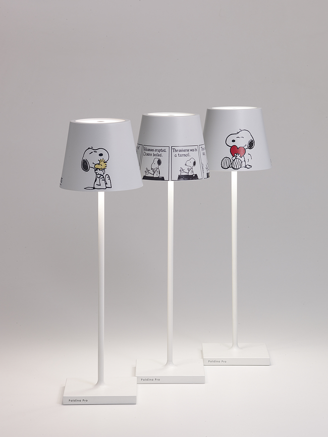 Lámpara de Mesa Poldina x Peanuts Heart, 38 cm