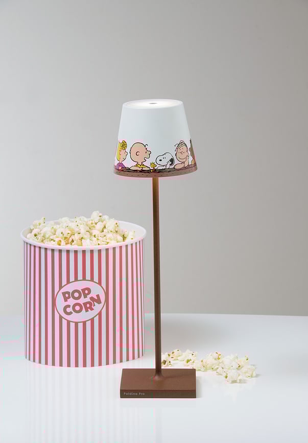 Lámpara de Mesa Poldina x Peanuts Heart, 38 cm