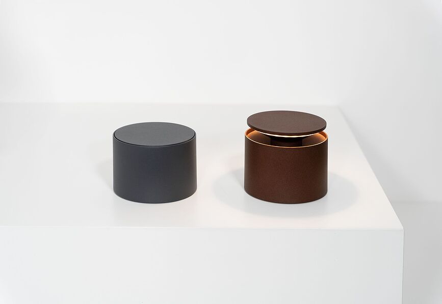 Lámpara de Mesa Push Up, gris oscuro