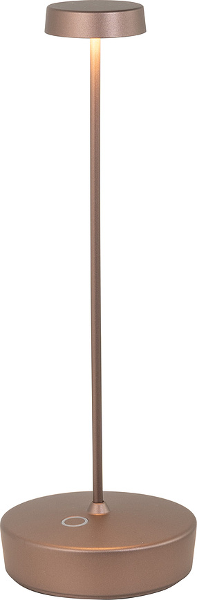 Lámpara de mesa Swap, 29 cm, marrón claro