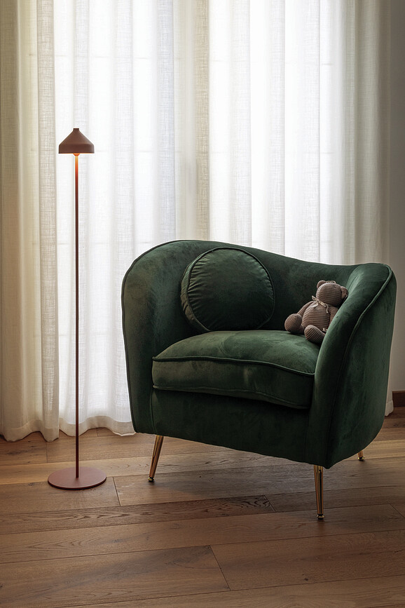 Lámpara de Pie inalámbrica Amelie, blanca