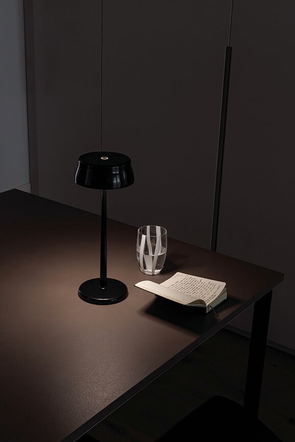 Lámpara inalámbrica Sister Wi-Fi, 33 cm, cobriza