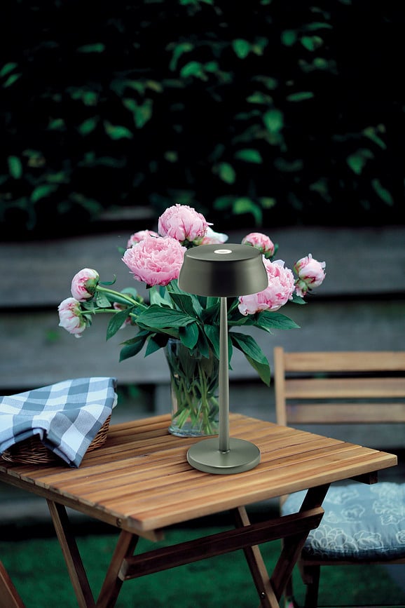 Lámpara inalámbrica Sister Wi-Fi, 33 cm, cobriza