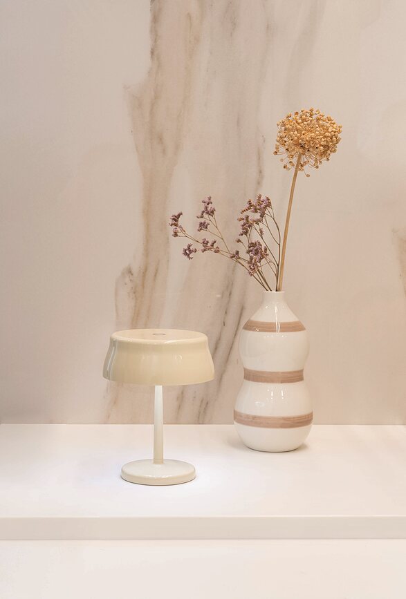 Lámpara inalámbrica Sister Mini, 17 cm, verde, Wi-Fi