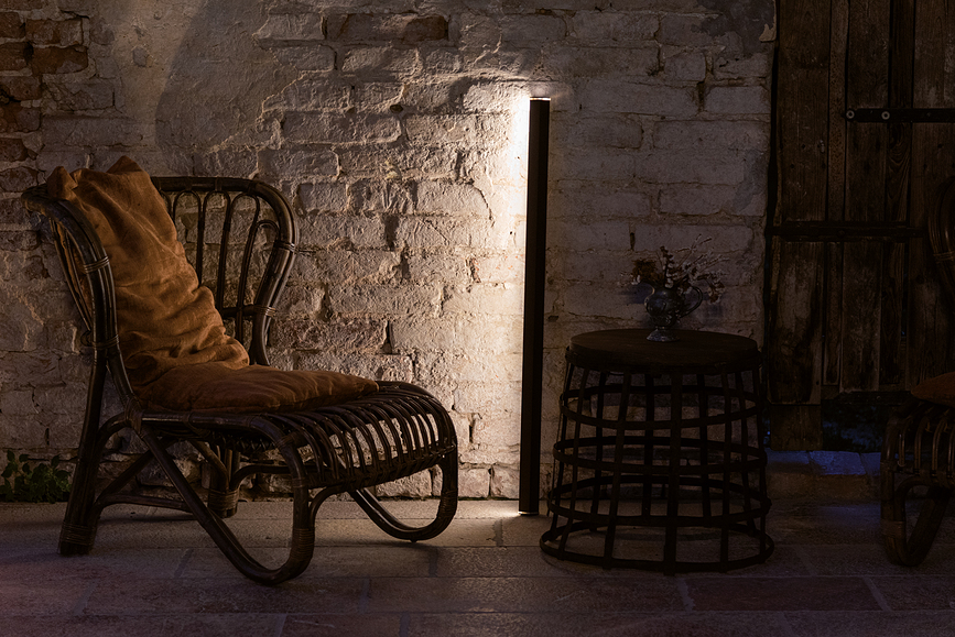 Lámpara modular Pencil, 146 cm, gris oscuro