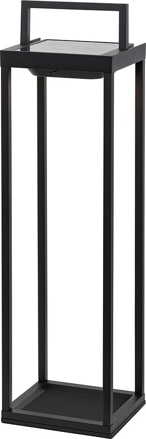 Lámpara solar Home, 56,5 cm, negra