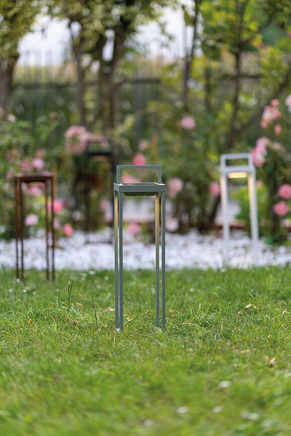 Lámpara solar Home, 56,5 cm, marrón