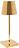 Lampe til bord Poldina Mini 30 cm metallisk guld