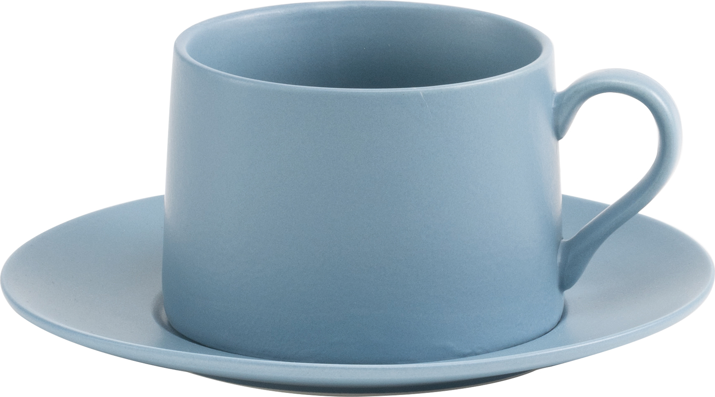 Levante Teetasse 435 ml blau mit Untertasse