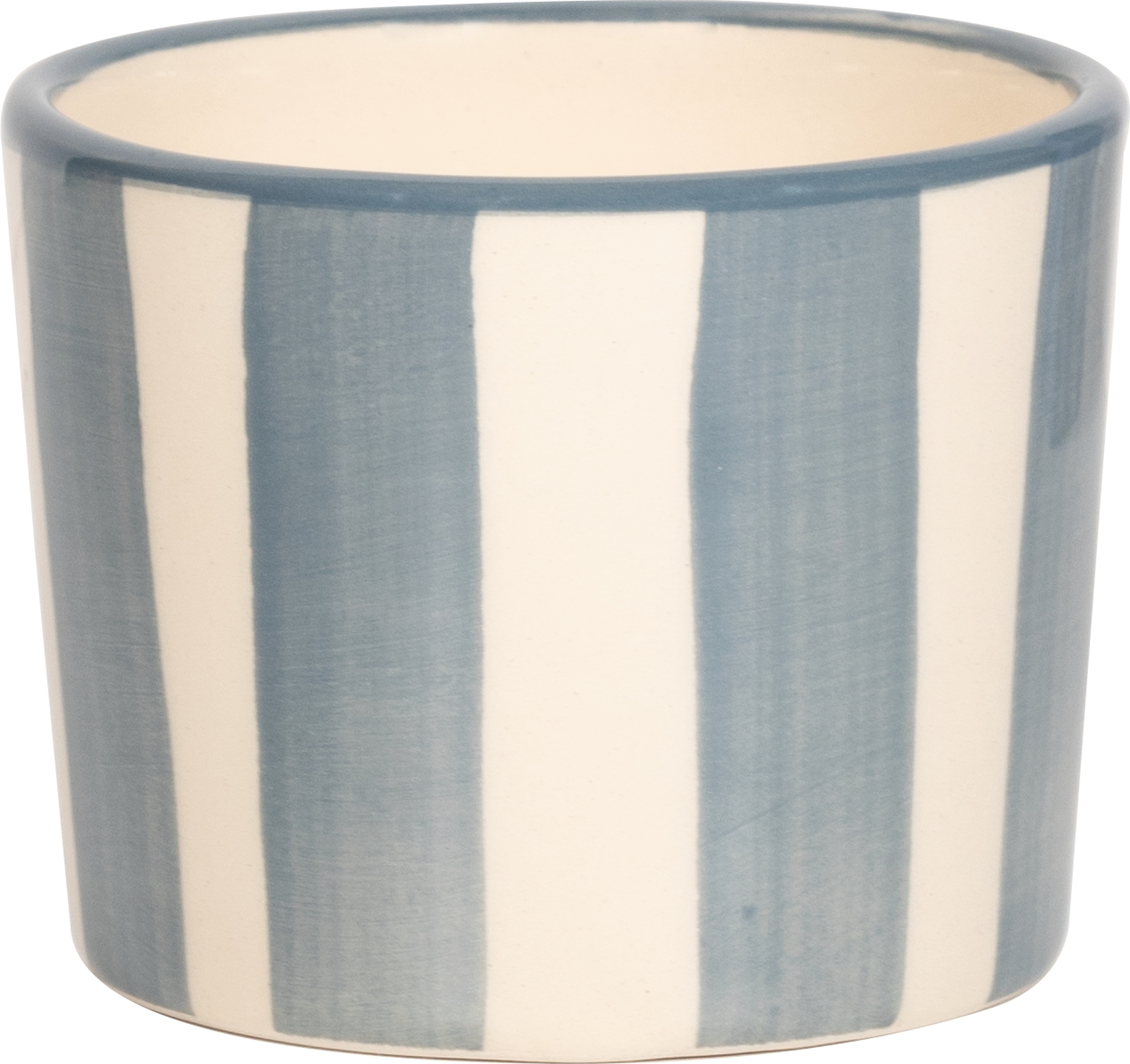 Lido Righe Becher 230 ml gestreift graublau