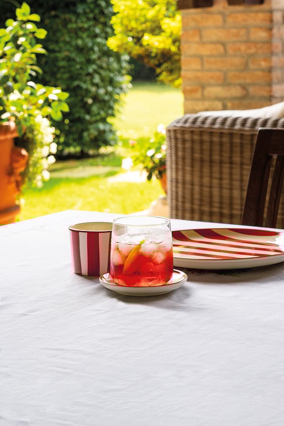 Lido Righe Κούπα ριγέ, 230 ml, μπλε